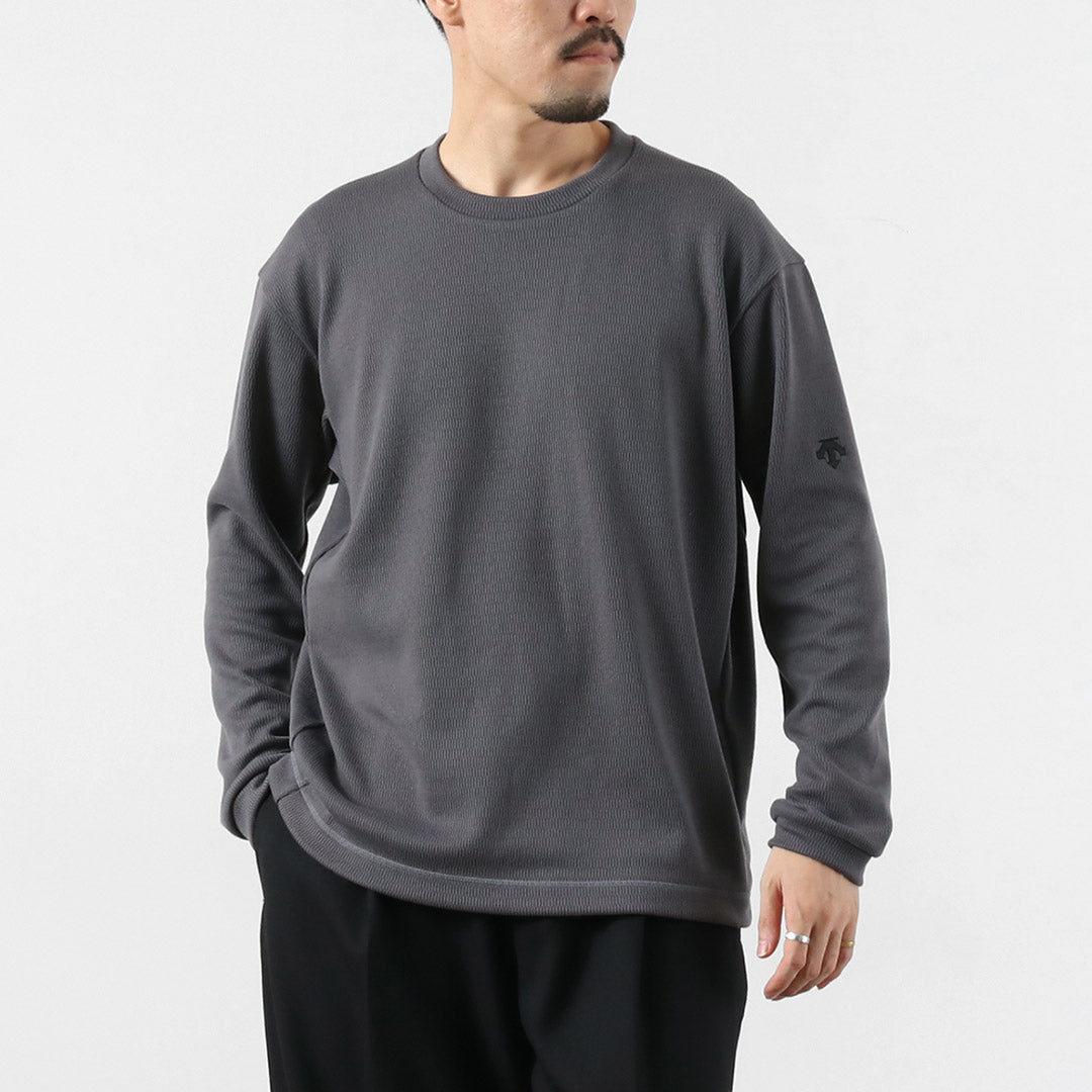 DESCENTE ALLTERRAIN 81 （デサント / オルテライン81） ブラッシュドサーマル クルーネック