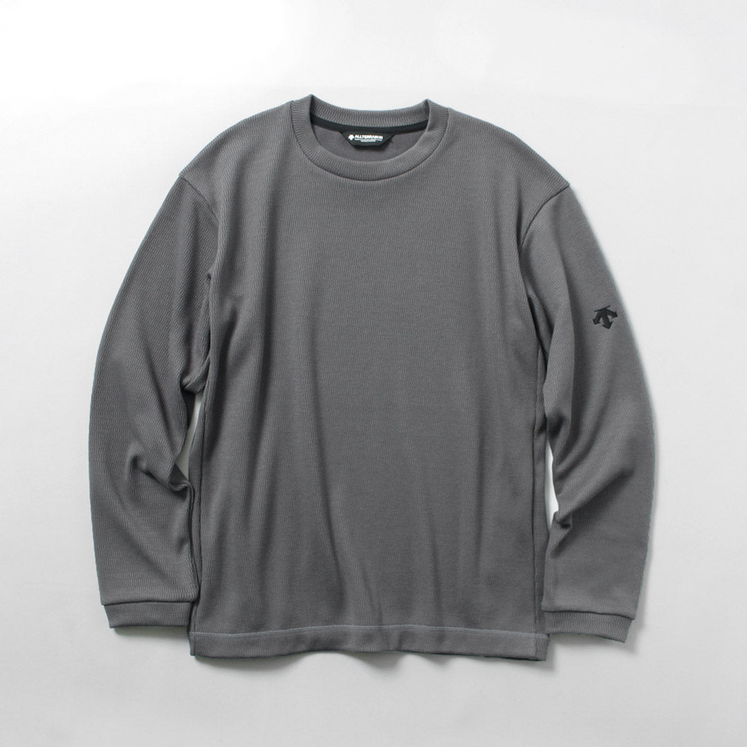 DESCENTE ALLTERRAIN 81 （デサント / オルテライン81） ブラッシュドサーマル クルーネック