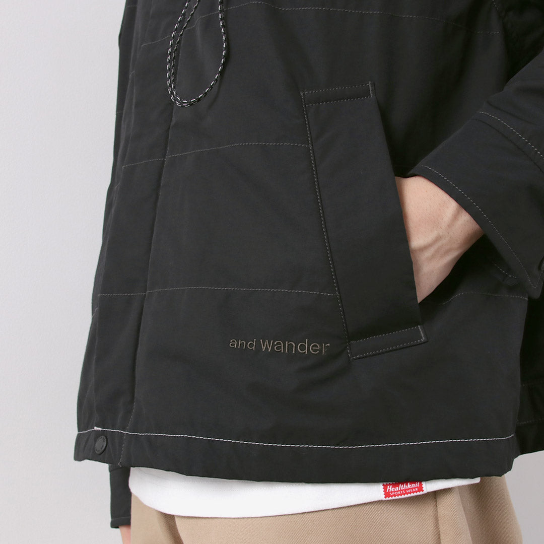 AND WANDER（アンドワンダー） コットンナイロン オクタ スイング