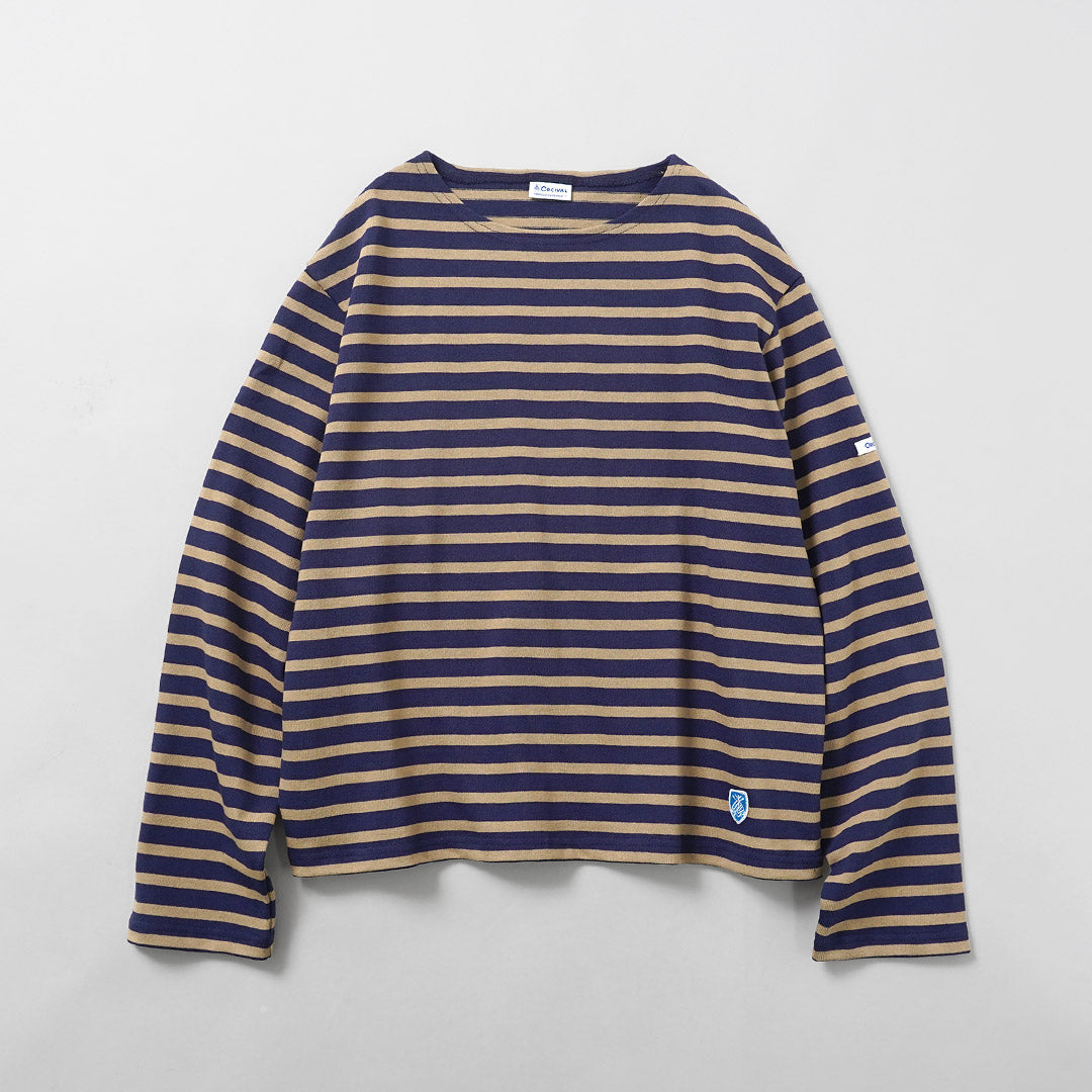 ORCIVAL（オーシバル） ＃B259 クルーネック ロングスリーブ プルオーバー ボーダー フランス製