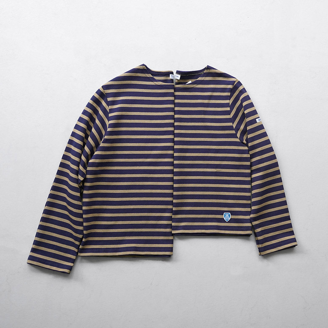 ORCIVAL（オーシバル） ＃B259 クルーネック ロングスリーブ プルオーバー ボーダー フランス製