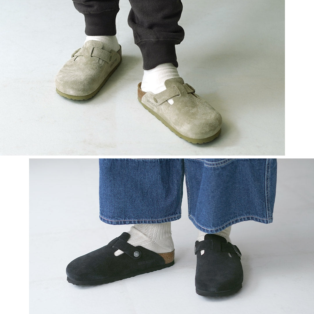 BIRKENSTOCK（ビルケンシュトック） ボストン スエードレザー ナロー シューズ