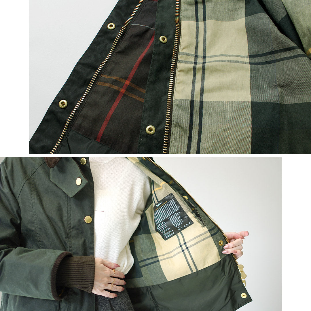 BARBOUR（バブアー） ビードネル クロップド ワックスジャケット