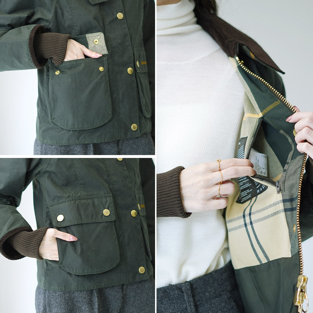BARBOUR（バブアー） ビードネル クロップド ワックスジャケット