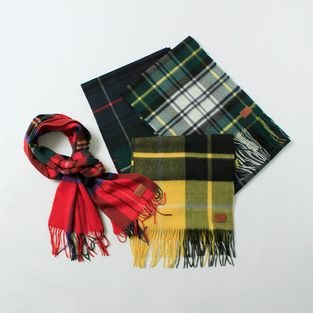 TRADITIONAL WEATHERWEAR（トラディショナル ウェザーウェア） カシミア チェックマフラー