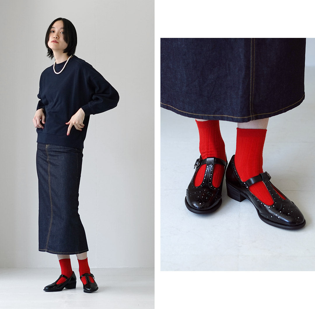 ARTESANOS（アルテサノス） メダリオン Tストラップ レザーシューズ