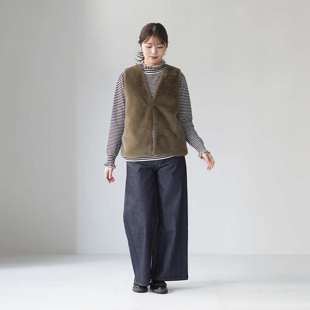 ATELIER BRUGGE（アトリエブルージュ） エコ ファー ベスト