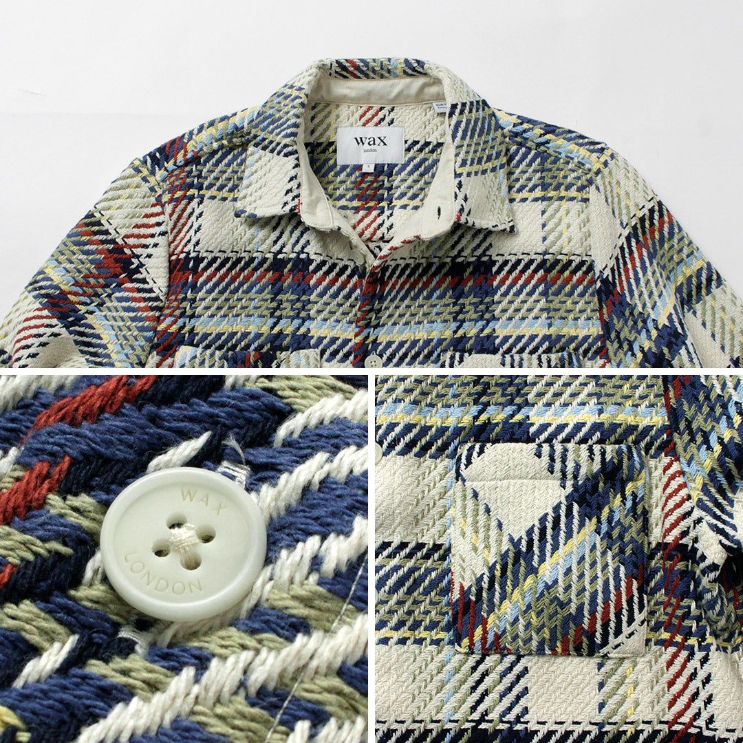 WAX LONDON（ワックスロンドン） ホワイティングオーバーシャツ