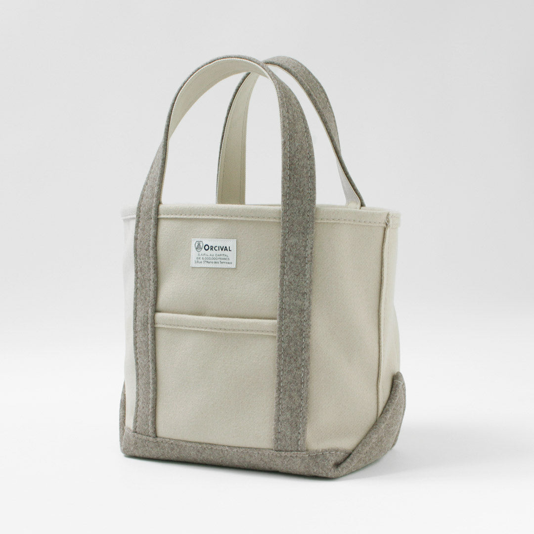 オーシバル メルトンショルダートート ORCIVAL(オーシバル)のHEAVY MELTON TOTE BAG MEDIUM通販 | 集英社