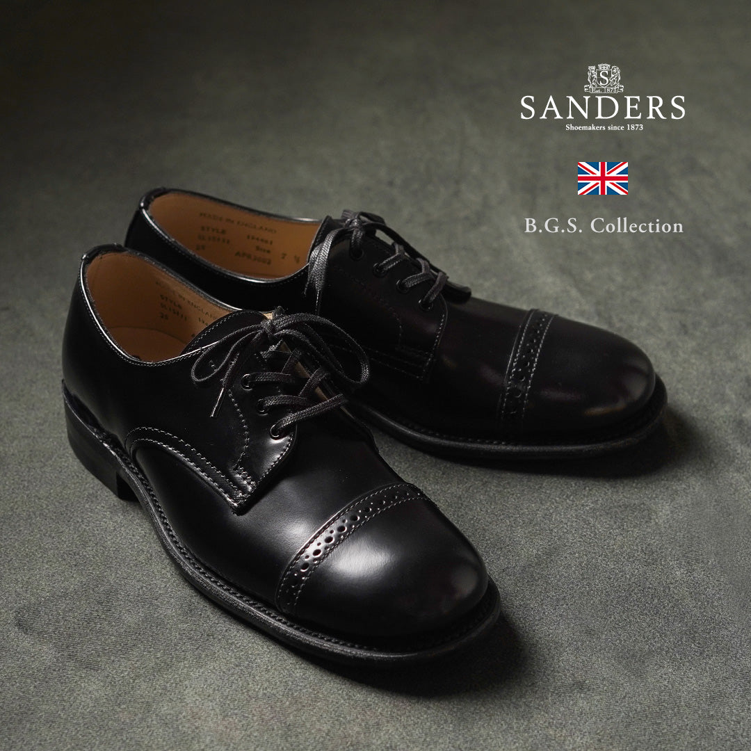 SANDERS（サンダース） 1944B1 パンチドキャップ ダービーシューズ