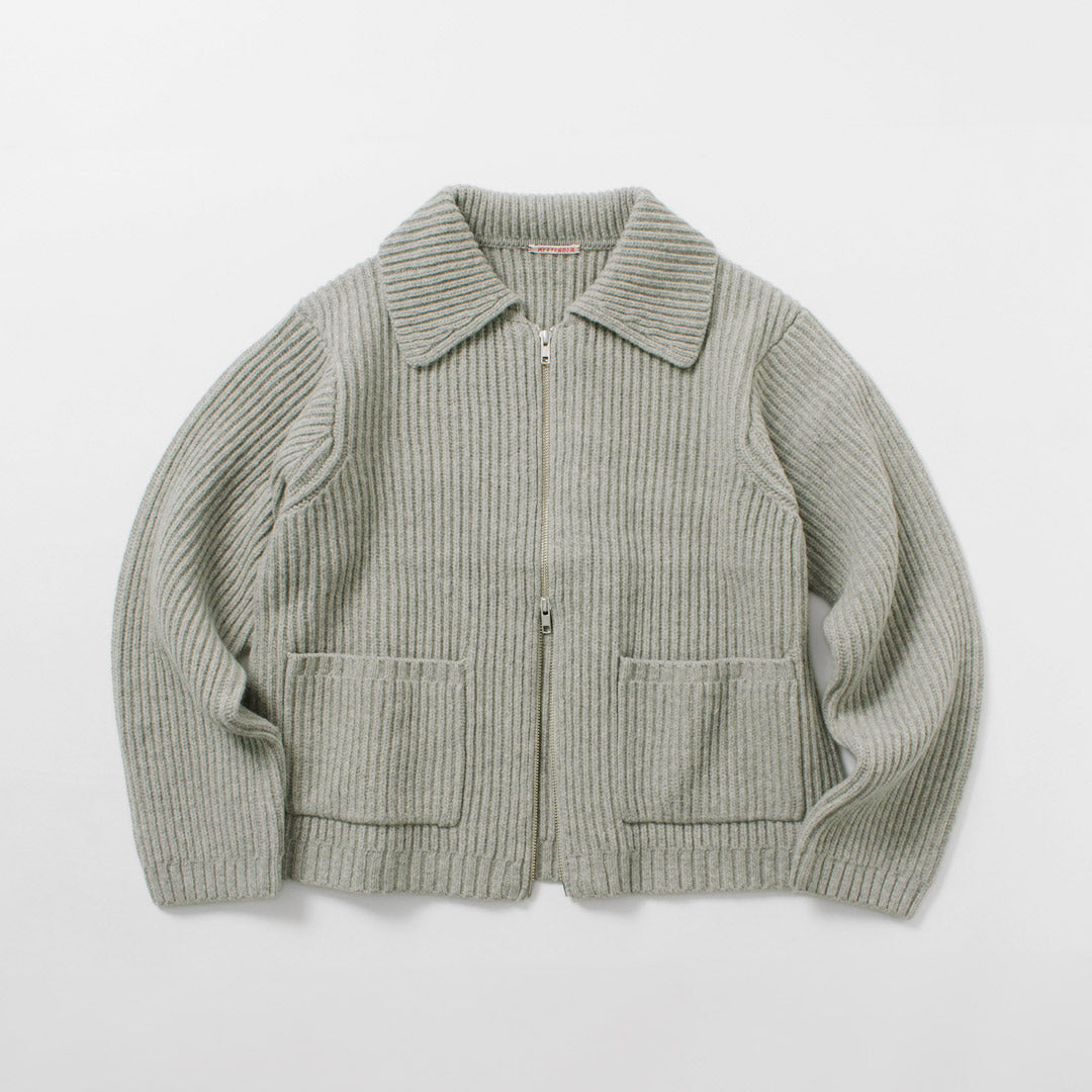 RYE TENDER（ライテンダー） ジェローム ジャケット 片畦編み