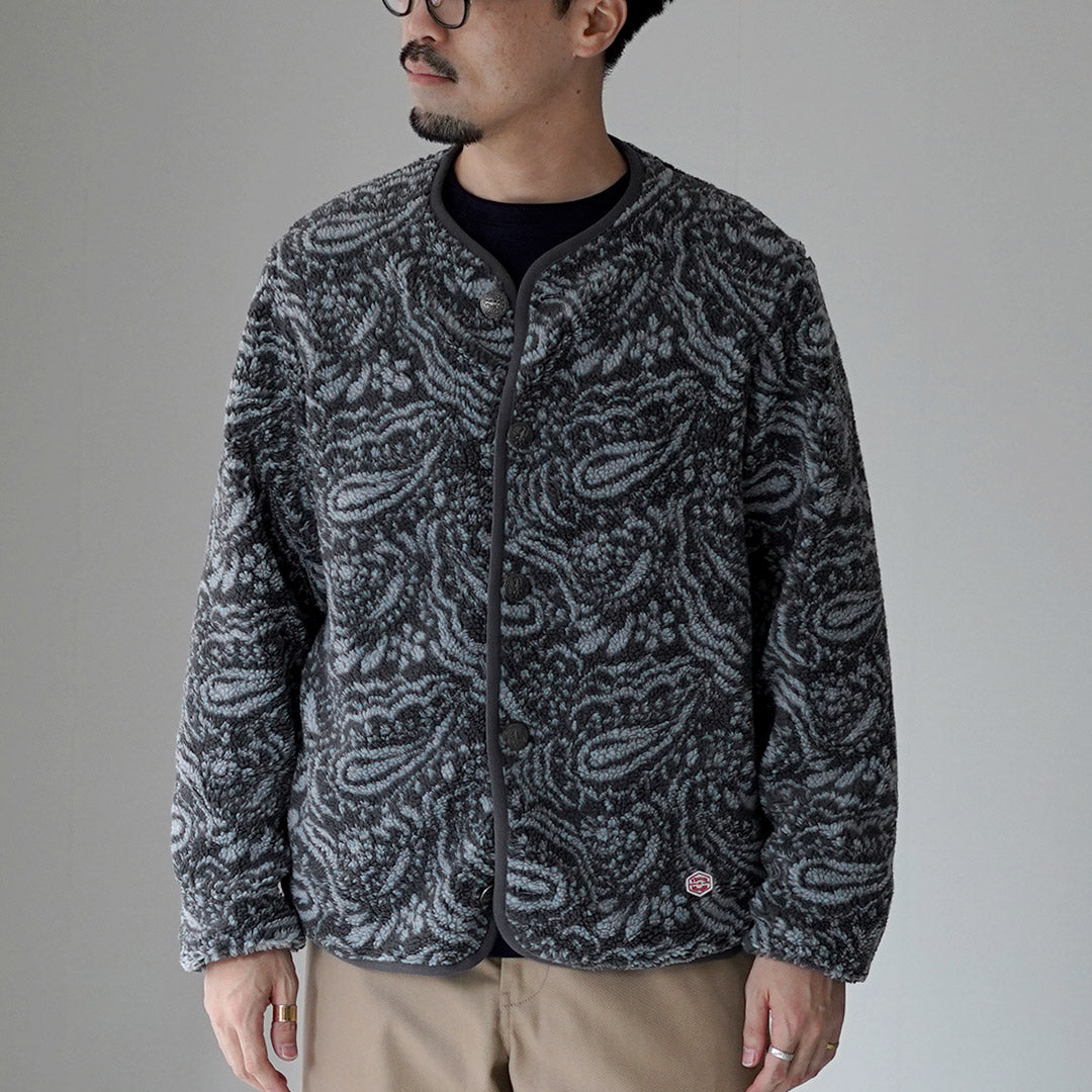 極美品 LUZeSOMBRA ボアフリースジャケット グレー 両面ロゴ ボア・フリースジャケット｜MENS｜ROCOCO ONLINE STORE