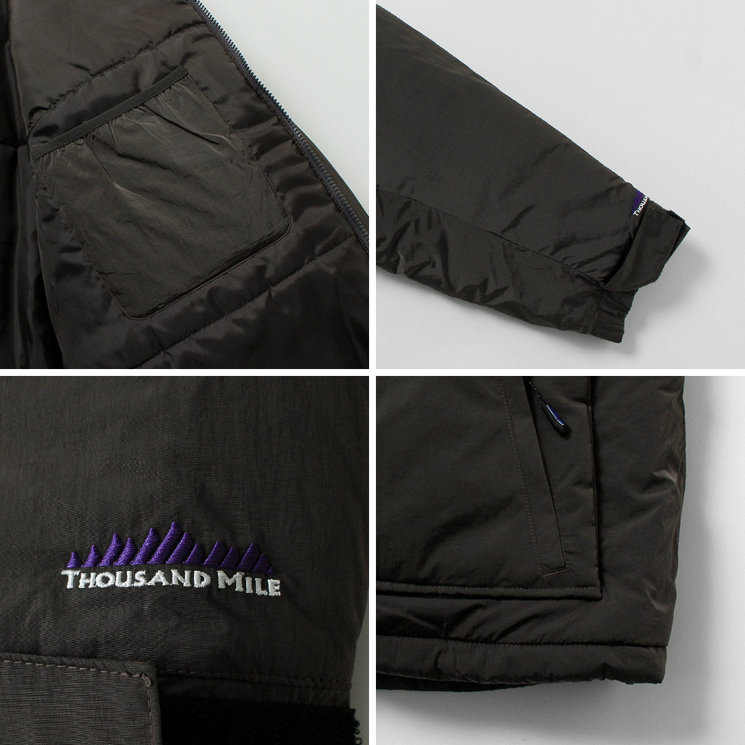THOUSAND MILE（サウザンドマイル） スタンドカラー パデッド