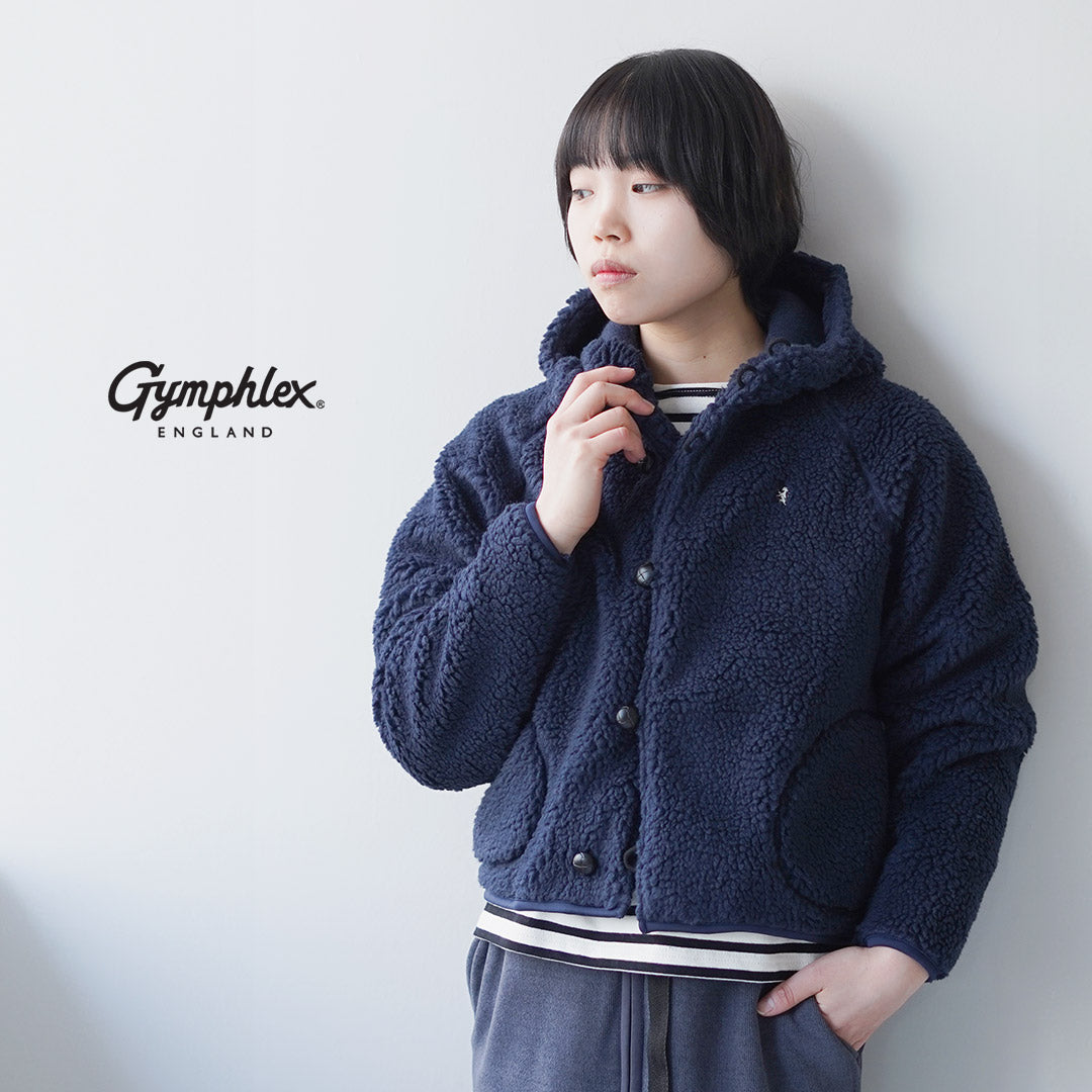 GYMPHLEX - Gymphlex☆ジムフレックス☆ボアパーカージャケット☆新品未使用 GYMPHLEX（ジムフレックス） ボア フードジャケット / レディース