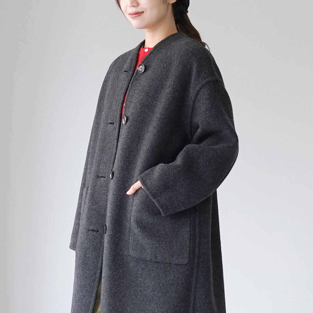 LE GLAZIK（ル グラジック） リバーシブル カラーレスコート / ロング