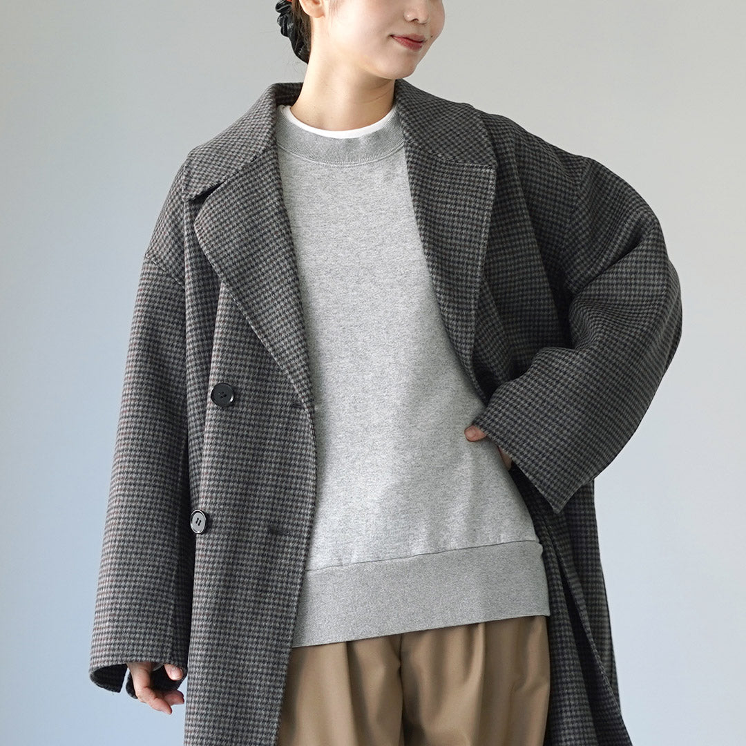 LE GLAZIK（ル グラジック） ダブルブレスト リバーコート