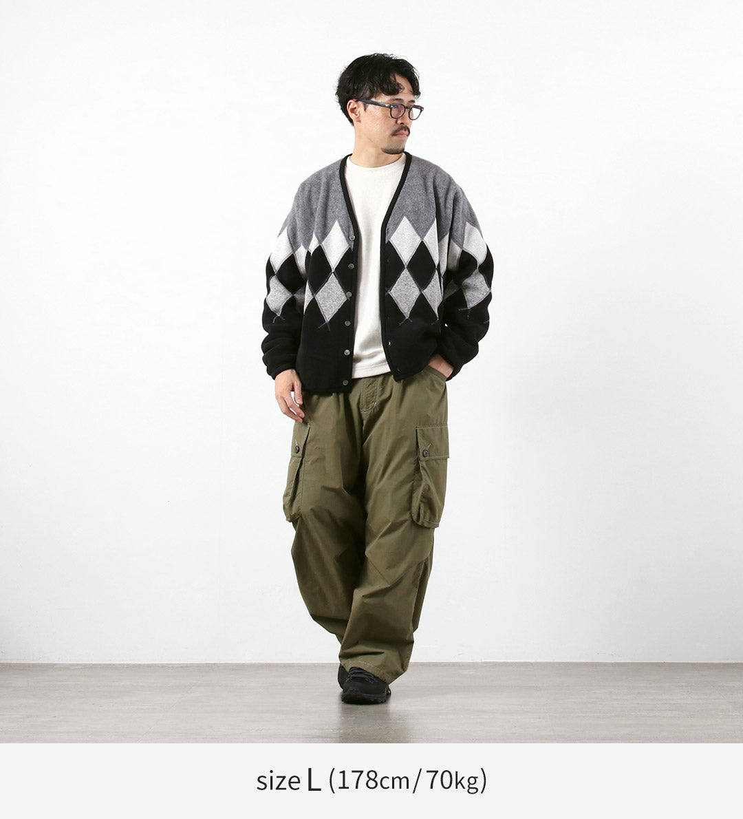 BURLAP OUTFITTER（バーラップアウトフィッター） アーガイル フリース