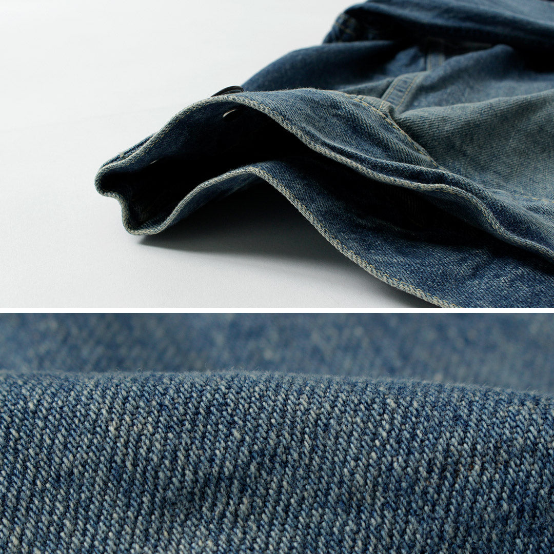 FOB FACTORY（FOBファクトリー） F2444 セルヴィッチ デニム 3rdジャケット ユーズド