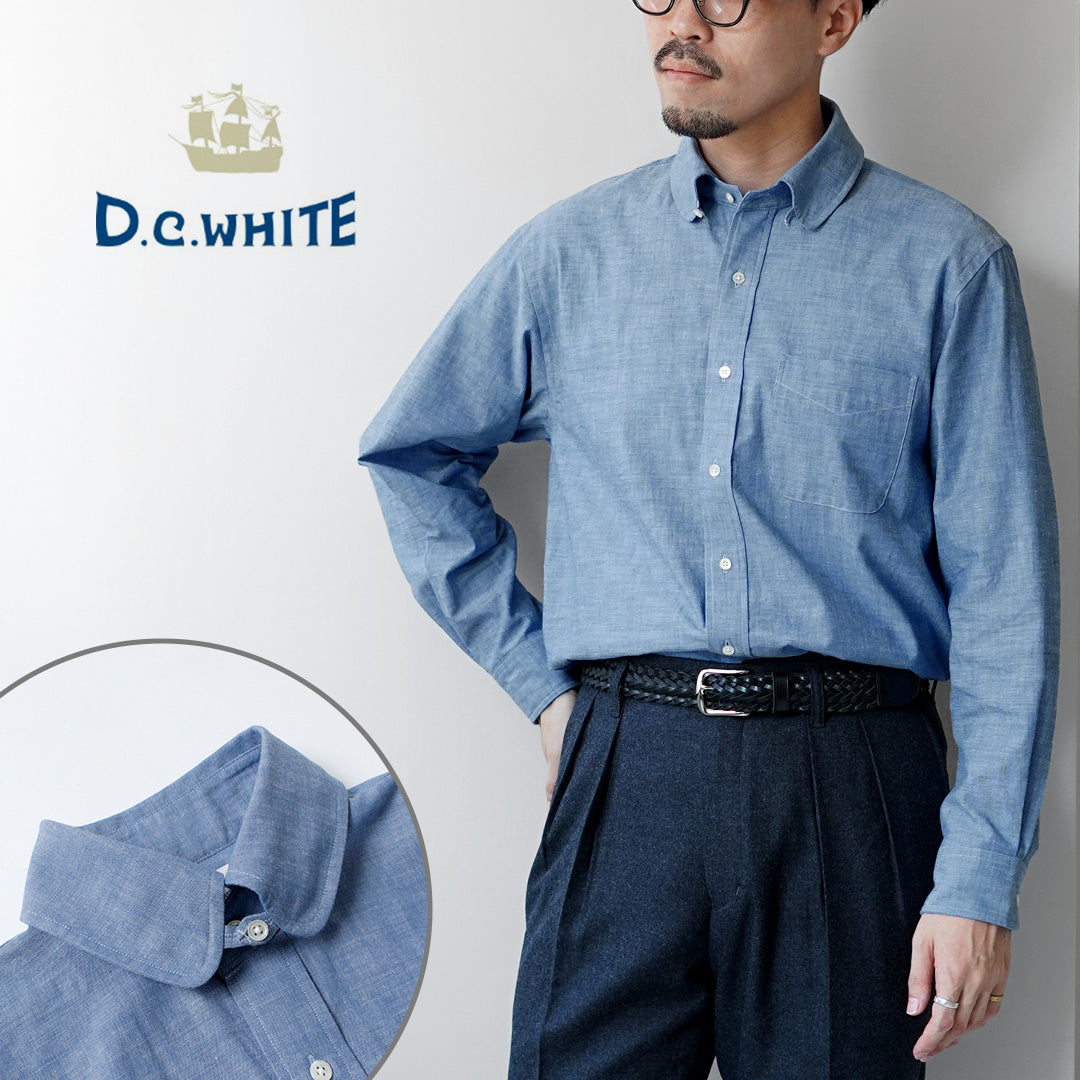 D.C.WHITE（ディーシーホワイト）アメリカンドレスシャツ タブカラー