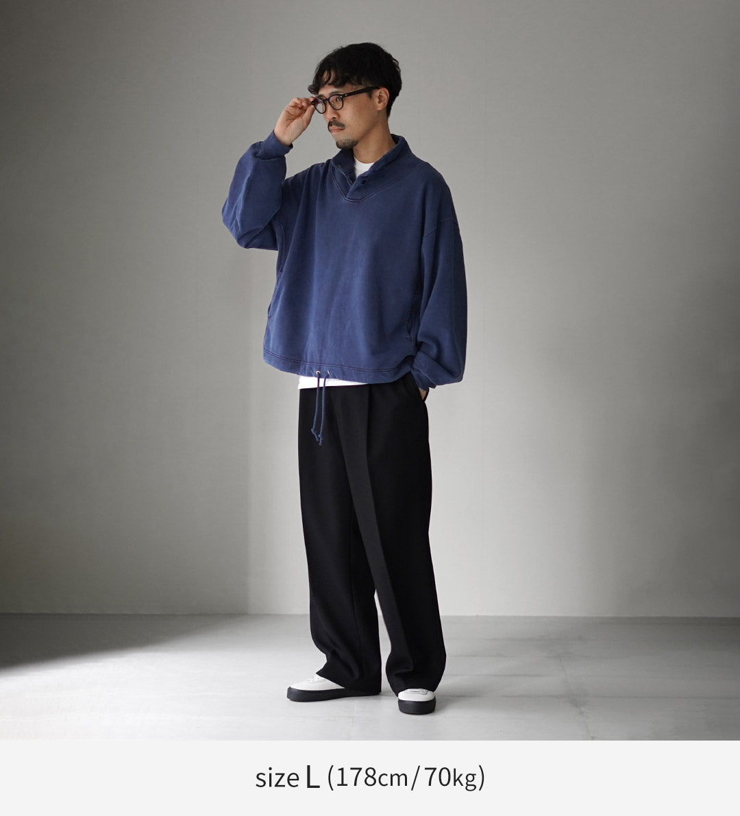 新同⭐️【REMI RELIEF/レミレリーフ】REVERSIBLE SWEAT REMI RELIEF（レミ レリーフ） SP加工スーピマ裏毛ラグランクルー
