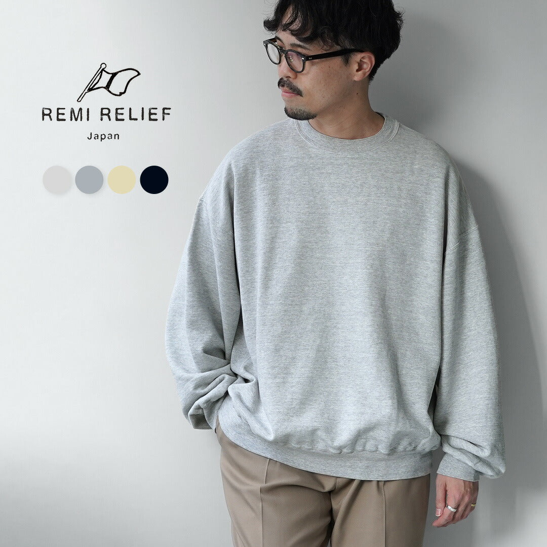 REMI RELIEF（レミレリーフ） SP加工3飛び裏毛クルー / メンズ メンズ