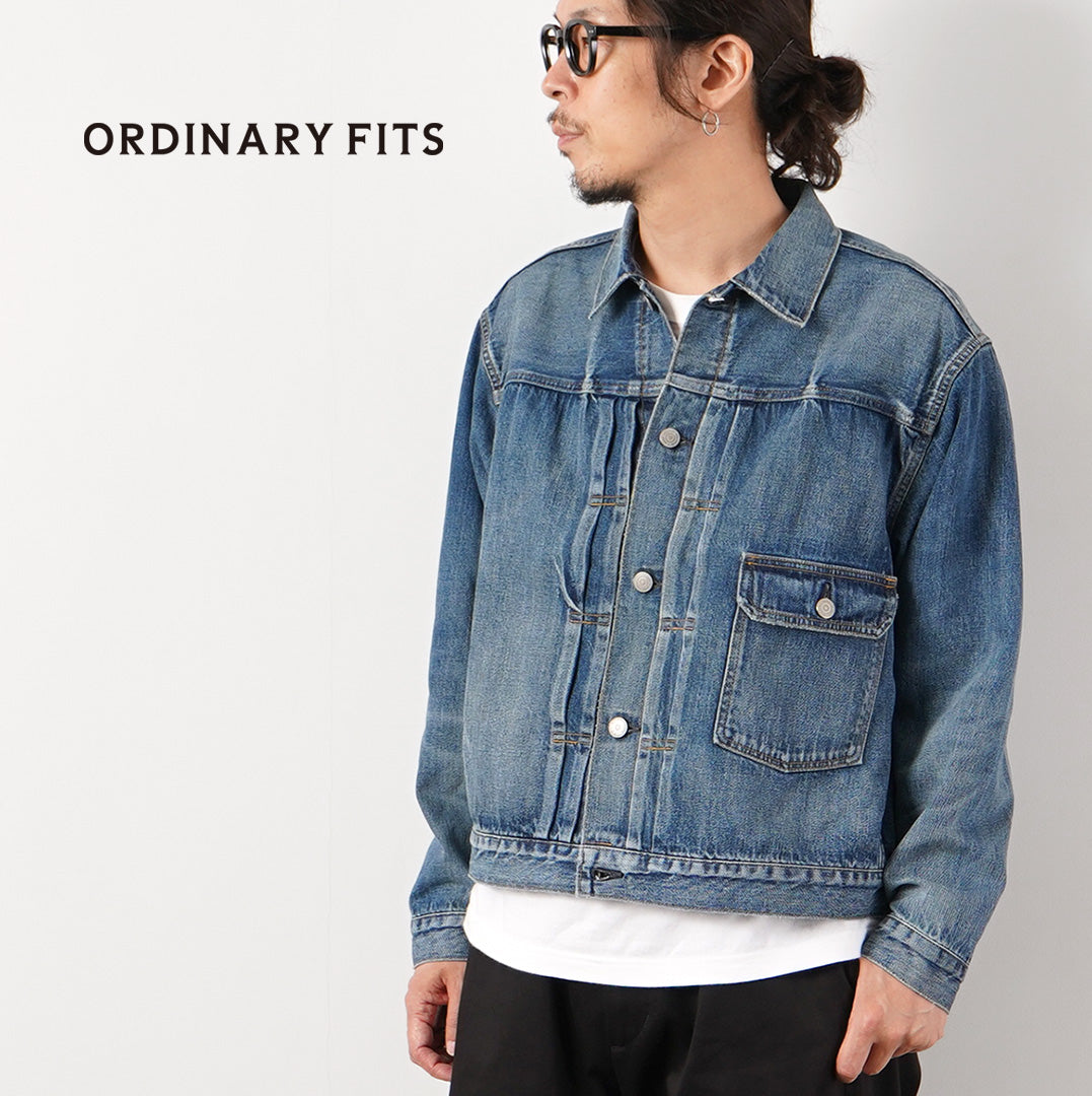 ORDINARY FITS（オーディナリーフィッツ） デニムジャケット 1stタイプ ユーズド 12oz 2026年モデル 日本製