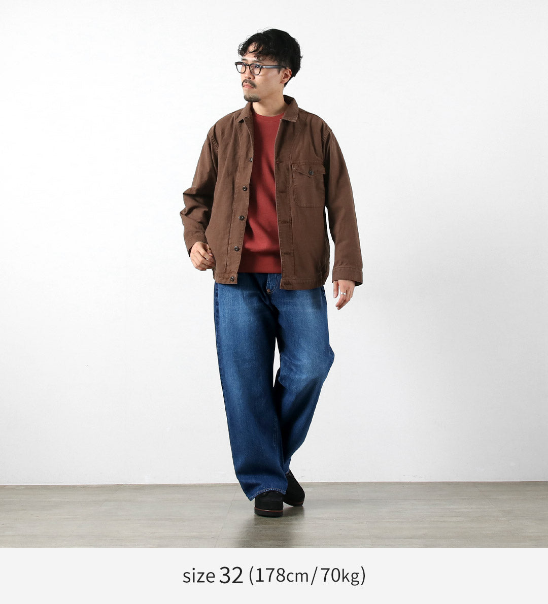 ORDINARY FITS（オーディナリーフィッツ） ワイドデニム ユーズド