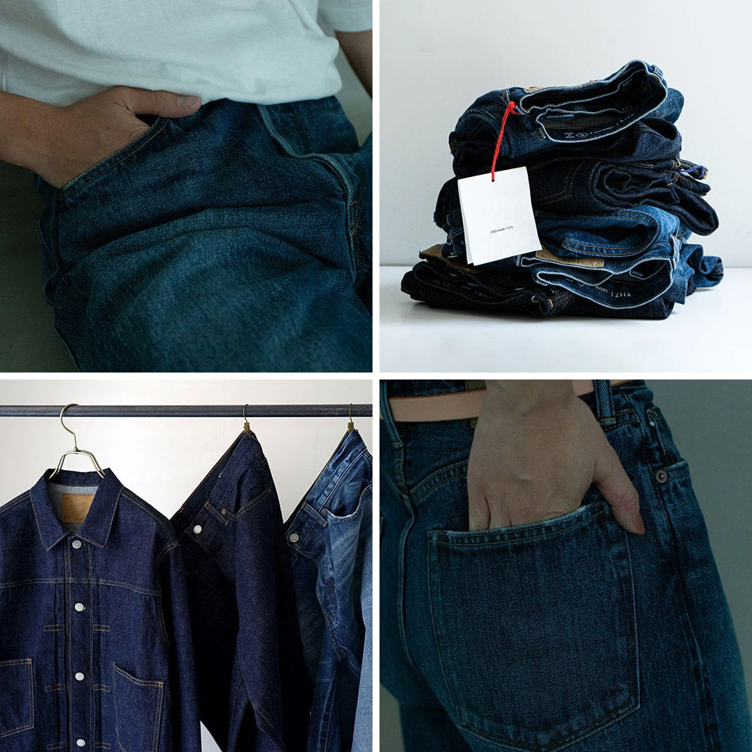 Ordinary Fits シンチバック ワイド セルビッチデニム w32 楽天市場 