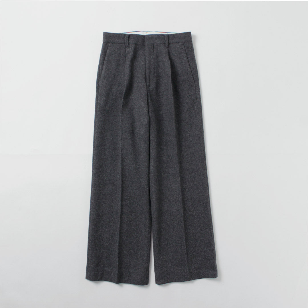 SHINZONE（シンゾーン） ウール セミ フレア パンツ 25AMSPA09