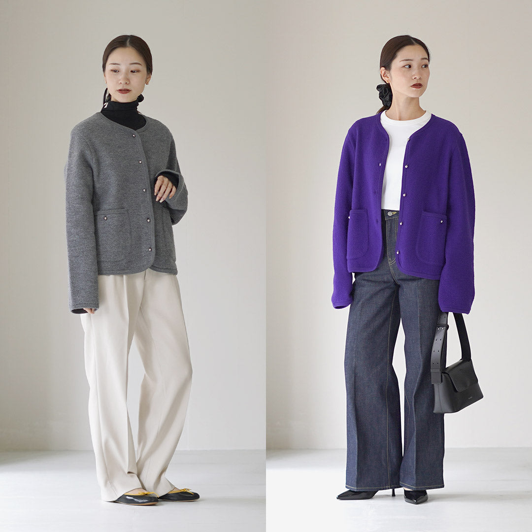 SHINZONE（シンゾーン） ウール ニット ジャケット 25AMSNI04