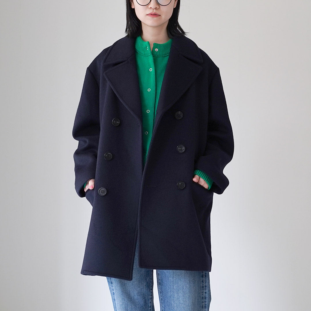 SHINZONE（シンゾーン） オーバーサイズド ウール ピーコート