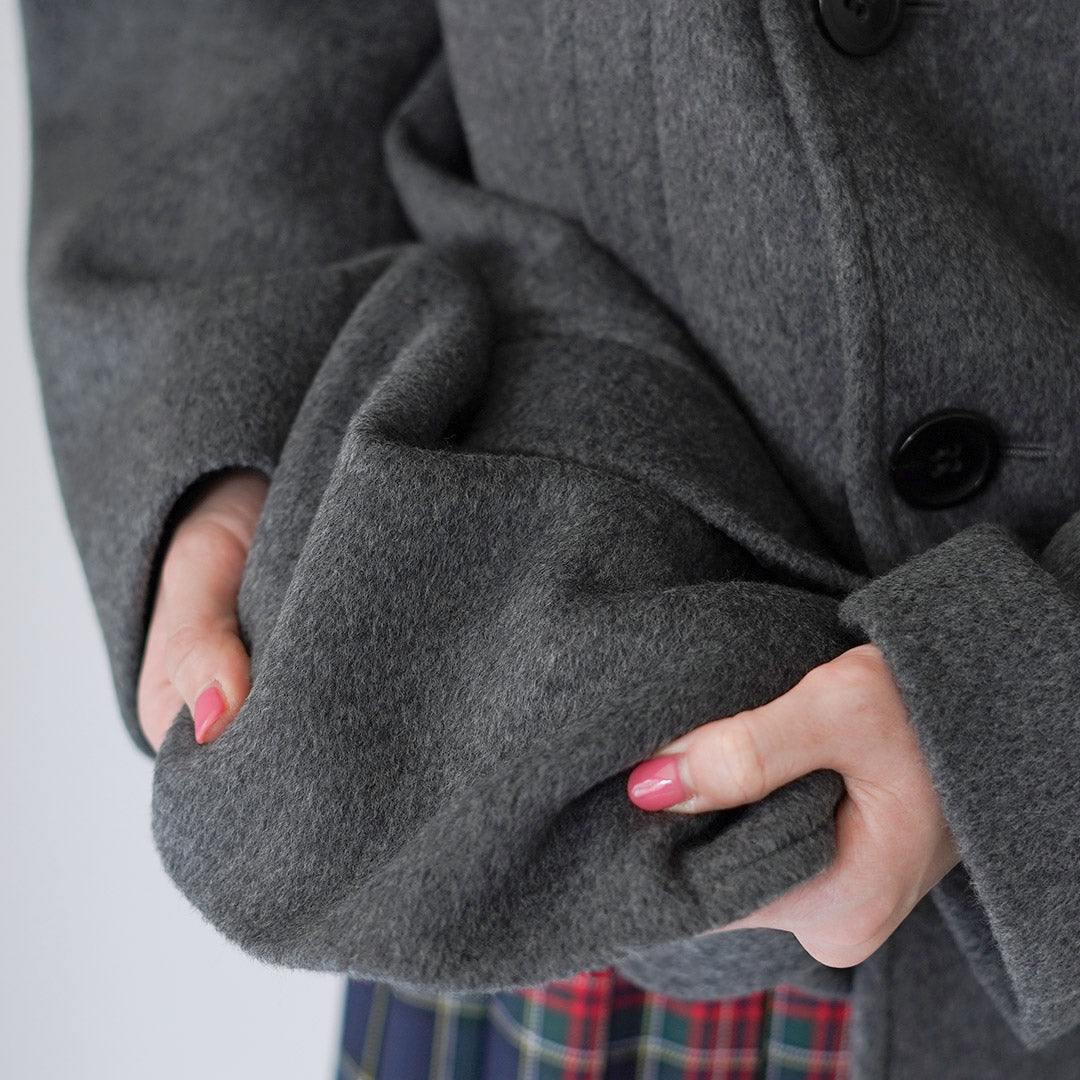 SHINZONE（シンゾーン） オーバーサイズド ウール ピーコート