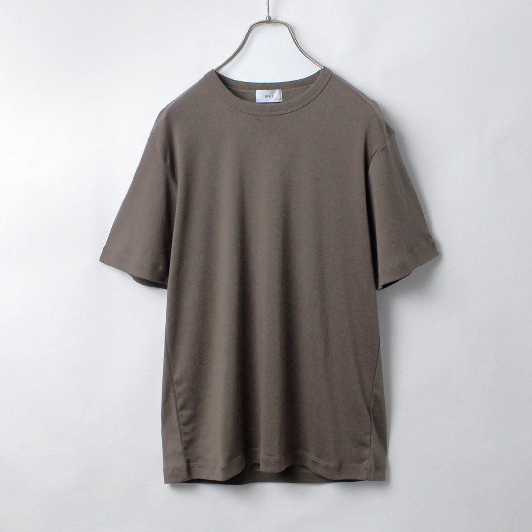 LIFiLL（リフィル） ソフトストレッチ ショートスリーブTシャツ / 半袖 レディース 無地 日本製 スーピマコットン フライス 伸縮 LIFiLL LIFiLL（リフィル） ソフトストレッチ ショートスリーブT