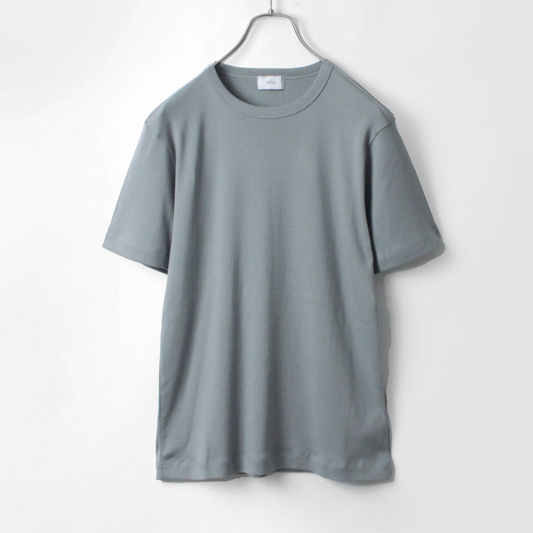 LIFiLL（リフィル） ソフトストレッチ ショートスリーブTシャツ / 半袖 レディース 無地 日本製 スーピマコットン フライス 伸縮 LIFiLL LIFiLL（リフィル） ソフトストレッチ ショートスリーブT