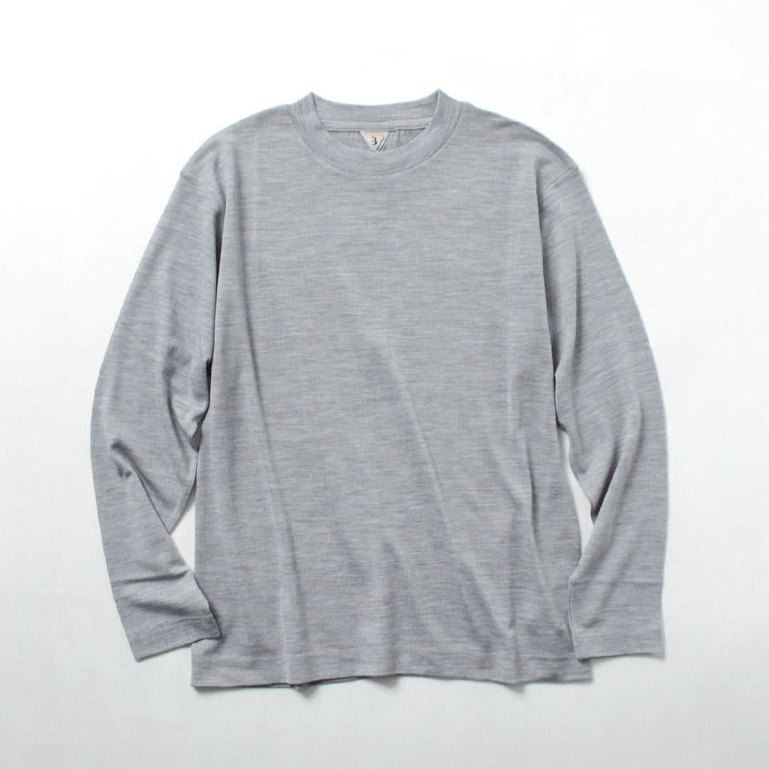 フィルメランジェ　ロング丈　杢グレー スウェット　Tシャツ 半袖 コットン フィルメランジェ ロング丈 杢グレー スウェット Tシャツ 半袖