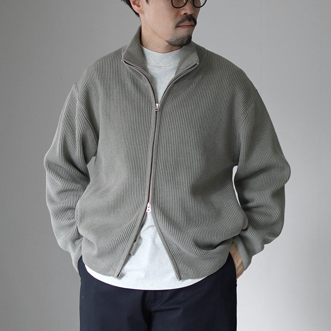 UNDYED（アンダイド） あぜ編み ドライバーズニット オーガニック