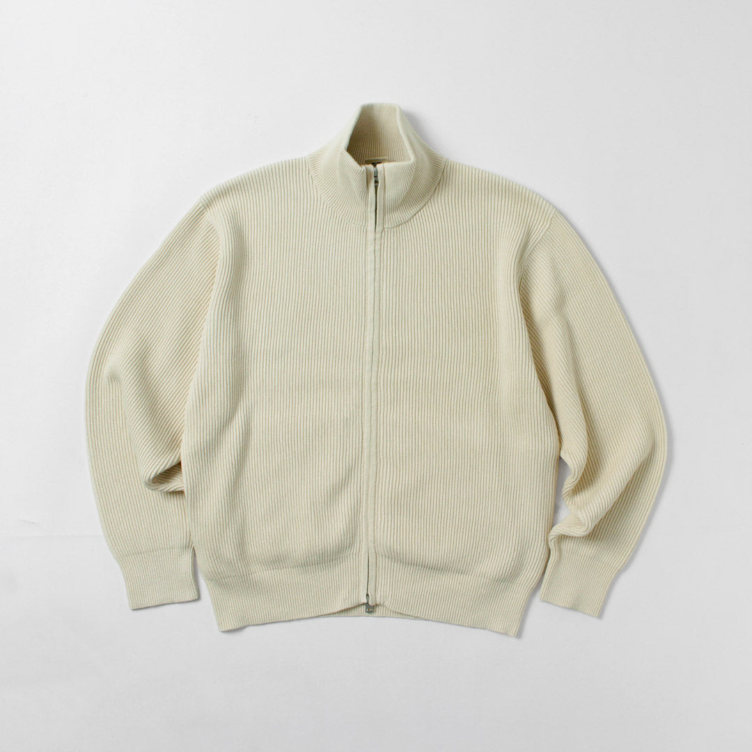 UNDYED（アンダイド） あぜ編み ドライバーズニット オーガニック