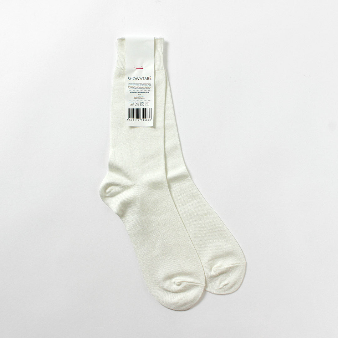 DECKA QUALITY SOCKS（デカ） ギザコットン マーセライズド ソックス