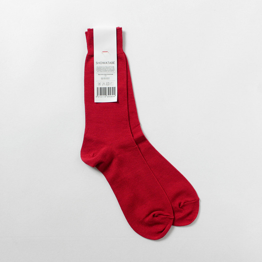 DECKA QUALITY SOCKS（デカ） ギザコットン マーセライズド ソックス