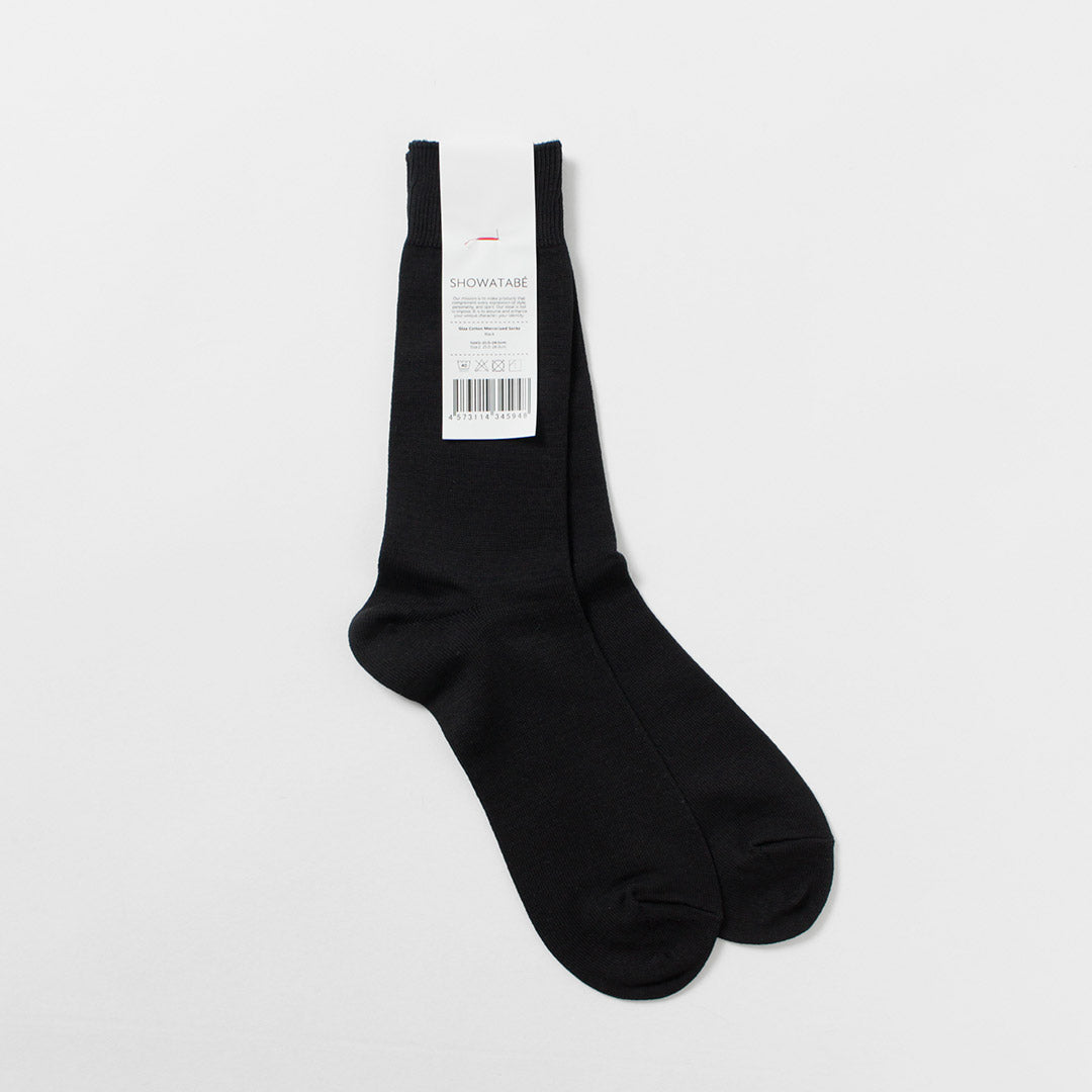 DECKA QUALITY SOCKS（デカ） ギザコットン マーセライズド ソックス