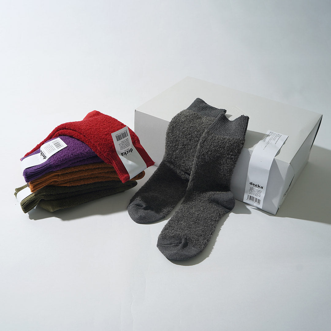 DECKA QUALITY SOCKS（デカ） ベビーアルパカ＆メリノウール ソックス