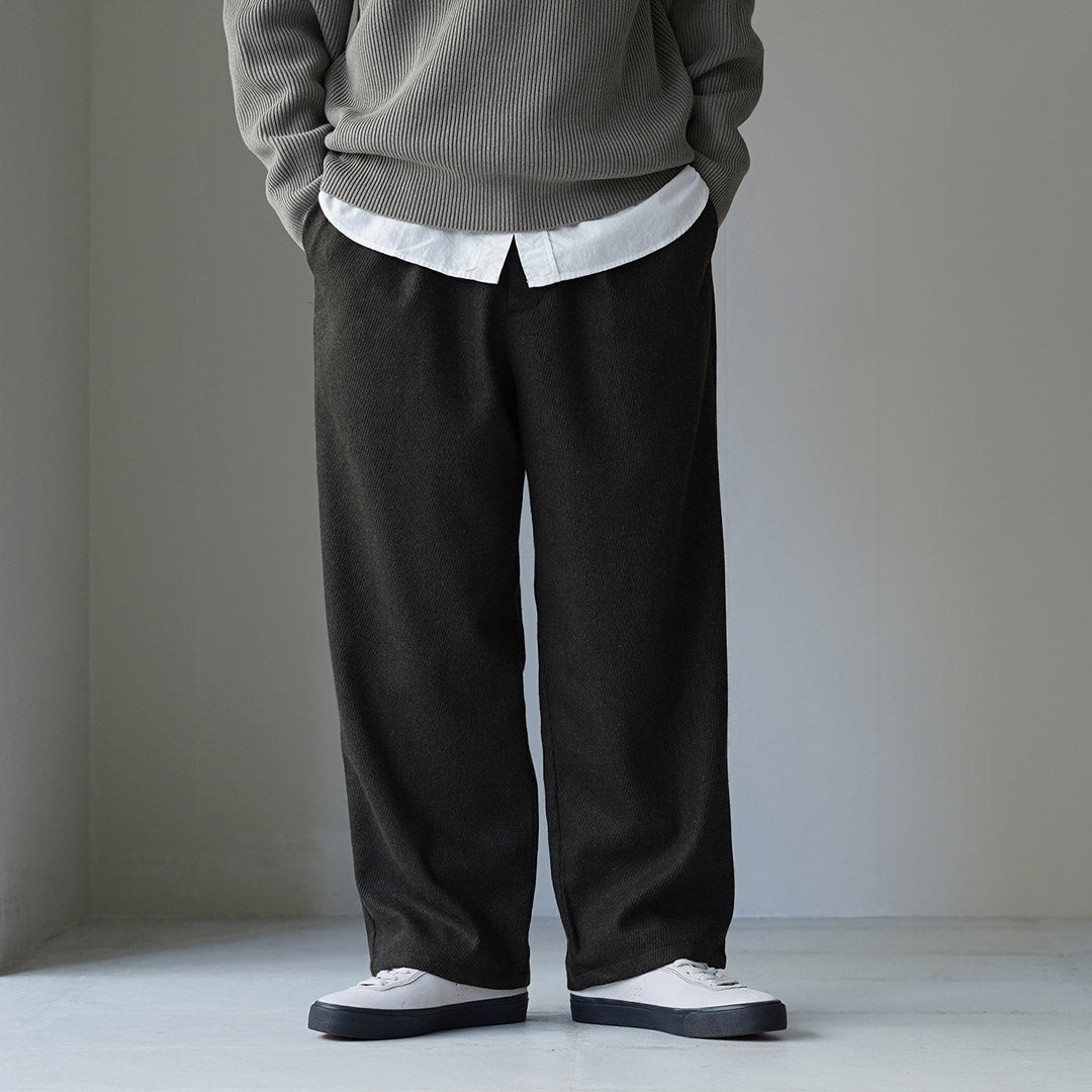 RE MADE IN TOKYO JAPAN（アールイー） ウールカシミア カルゼ ワイド