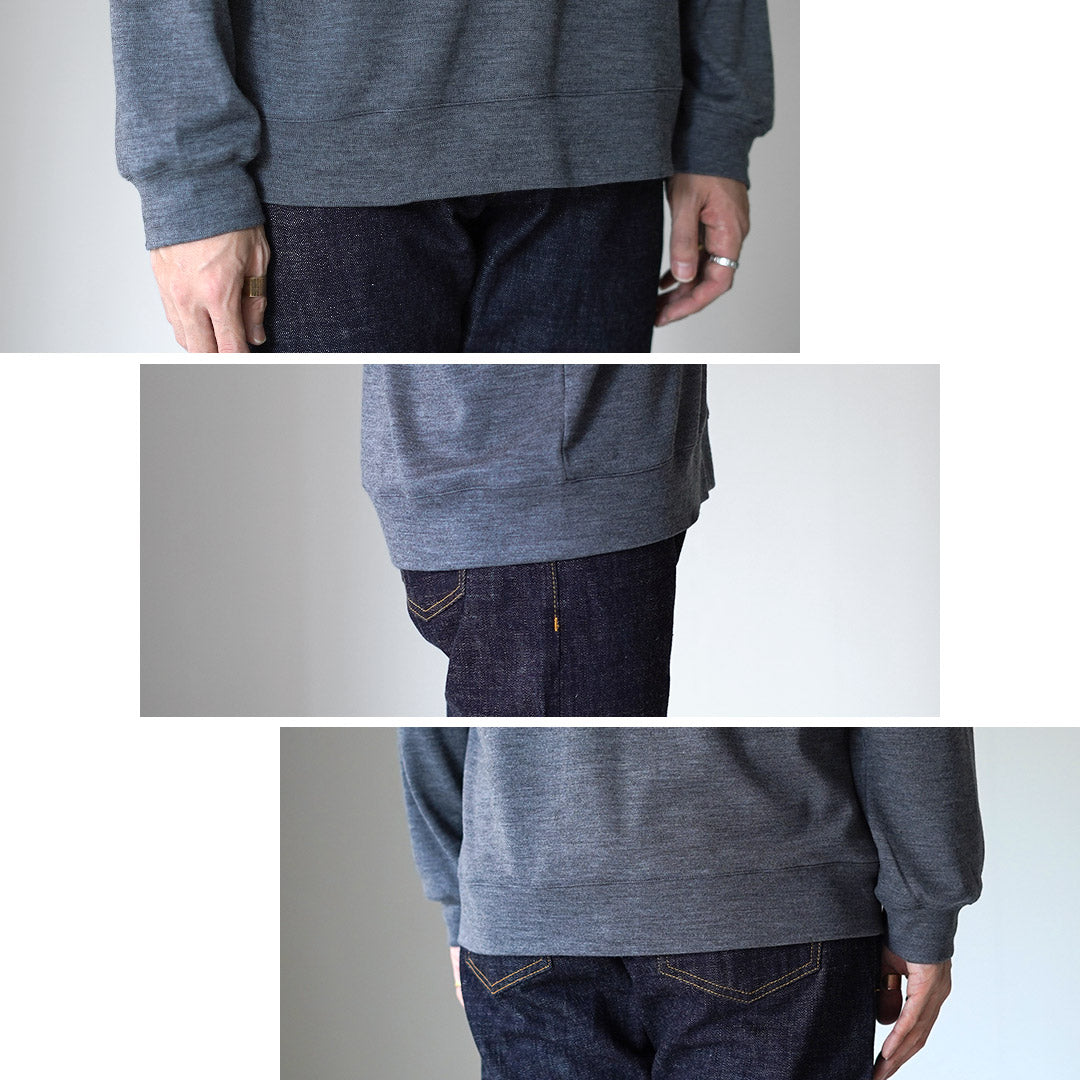 RE MADE IN TOKYO JAPAN（アールイー） ドレスウールニット クルー リラックスフィット