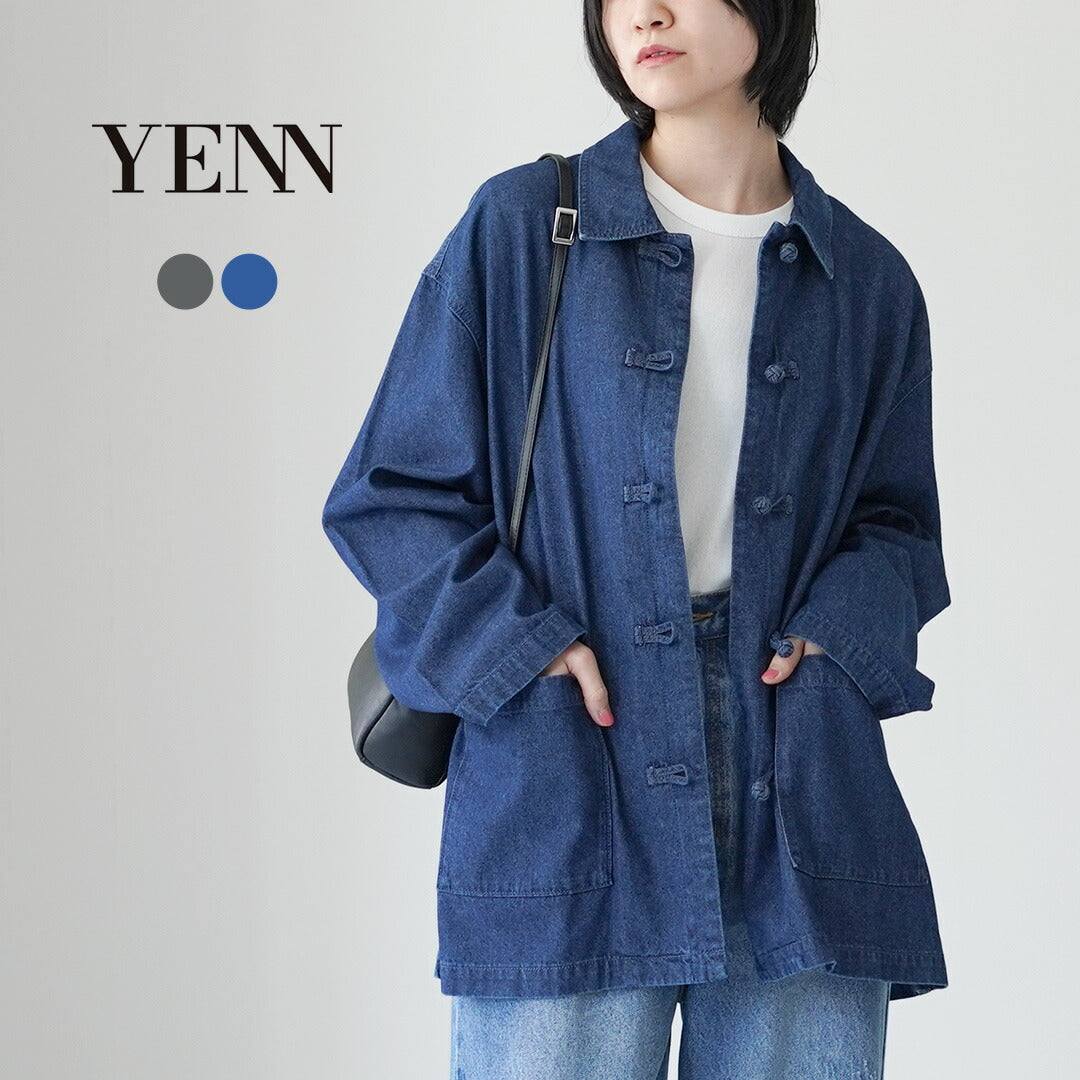 YENN（イェン） デニム チャイナ シャツジャケット / アウター