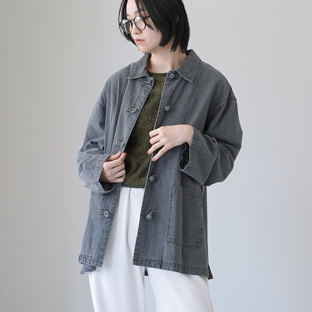 【Tanuu様購入品】YENN LTDENIMCOAT イエンデニムジャケット セール】YENN LT DENIM COAT（デニムジャケット）｜YENN（イエン