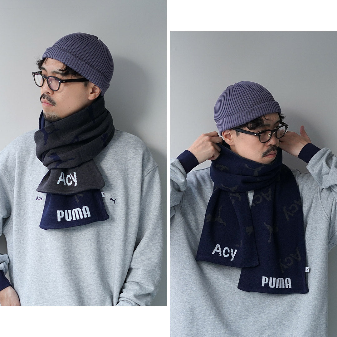 PUMA（プーマ） プーマ×エイシー スカーフ / メンズ マフラー ロゴ