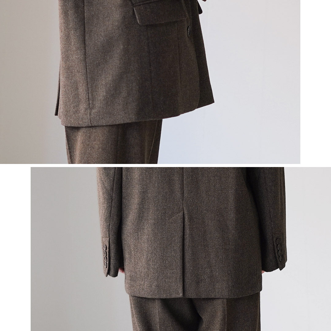 ETRE TOKYO（エトレトウキョウ） チェックツィードテーラージャケット