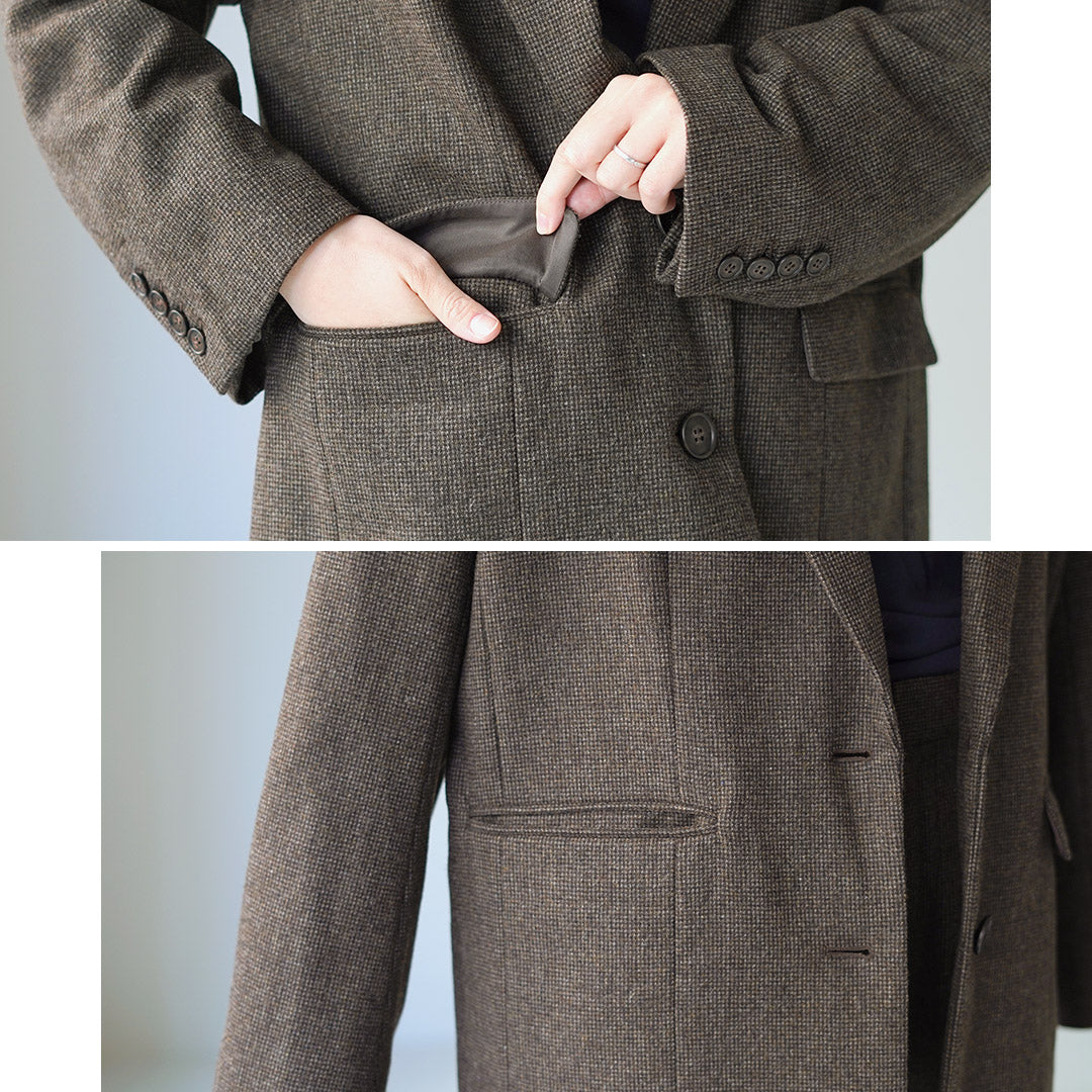 ETRE TOKYO（エトレトウキョウ） チェックツィードテーラージャケット