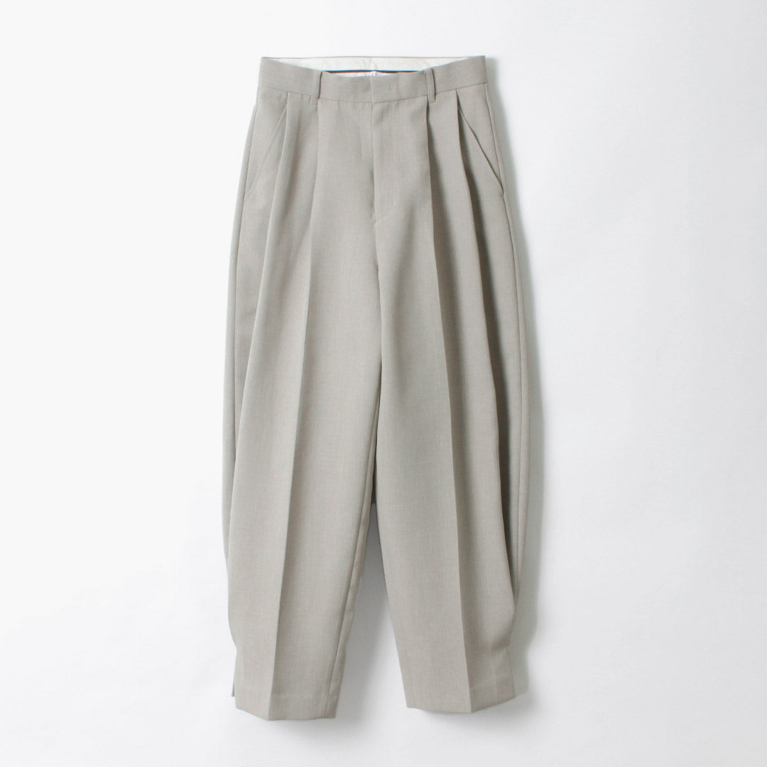 【ETRE TOKYO】スラックス ETRE TOKYO リラクシータックワイドパンツ（スラックス）｜BOICE