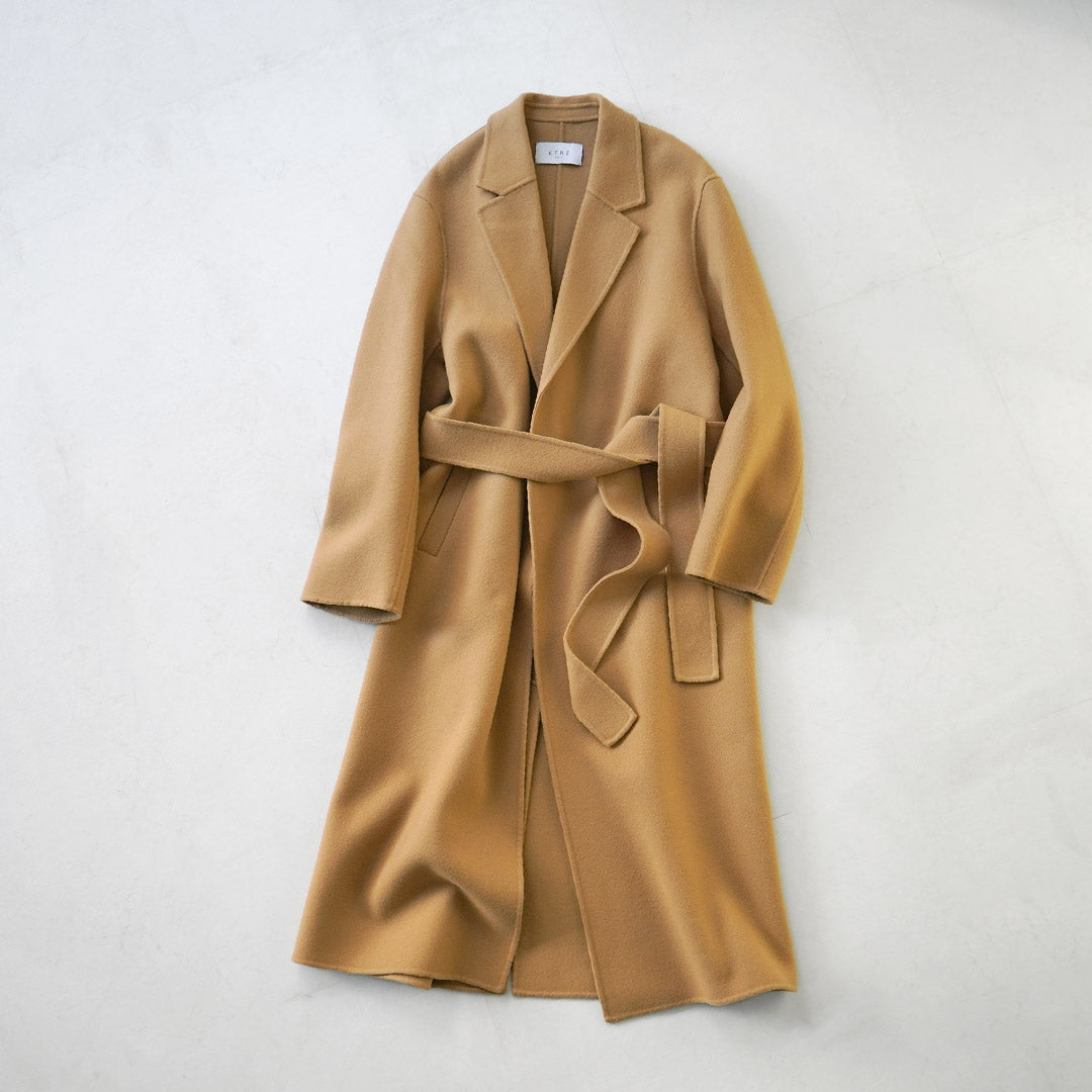 【20％OFF】ETRE TOKYO（エトレトウキョウ） メルトンロングリバーコート 1225600088-0